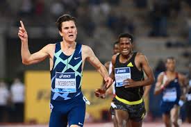 He won the gold medal at the 2020 summer olympics in the 1500 metres . Jakob Ingebrigtsen In Training Again