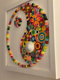 Sold Out Framed Quilling Paper Art 3d Wall Art Paper 3d Wall Art Yin And Yang Modern Quilling Handmade Gift In 2020 Quilling Work Paper Quilling Patterns Quilling Paper Craft