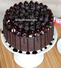 Premium Chocolate Cherry Cake Areka Flowers Cherry Cake Chocolate Cherry Cake Cake