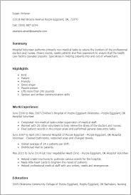 Professional Hospital Volunteer Templates To Showcase Your Talent Myperfectresume