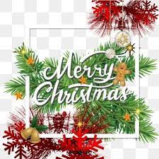 Design De Fronteira De Arvore De Natal Realista Material De Imagem Png E Vetor Christmas Border Border Design Christmas Images Clip Art