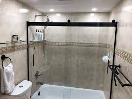 So levity doors are up. K 706000 L Levity Frameless Sliding Bath Door Kohler