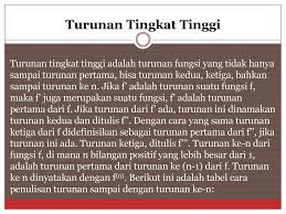 We did not find results for: Turunan Tingkat Tinggi Ppt Download