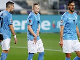 שחקני דנמרק חוגגים מול ישראל, הערב . Cuauaucv9dx3um