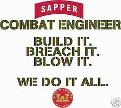 Sapper Us Army Combat Engineer T Shirt Us Army Engineering Quotes Army