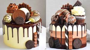 Meilleur Tutoriel De Decoration De Gateau Au Chocolat Satisfaisant Gateau Yummy Cakes Cake Decorating Cake Recipes