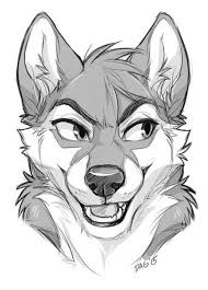 Drawing Anime Faces Wolves 48 Trendy Ideas Cute Wolf Drawings Furry Drawing Animal Drawings