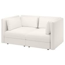 Vendo divano letto a 2 posti, nero/bianco lycksele hã…vet ikea questo divano si trasforma velocemente e semplicemente in un letto a due piazze. Vallentuna Divano Componibile A 2 Posti Murum Bianco Ikea It