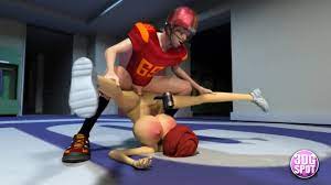 Cram Skul Xtra Credit - Football player pile drivers busty teacher - Hentai  City