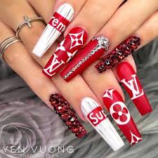Louis vuitton aesthetic baddie nails instagram. Baddie Louis Vuitton Nails Coffin Nar Media Kit