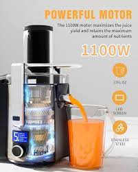 Amazon.com: Centrifugal Juicer,1100w LCD Monitor with 3 Feed Chute,Juice  Extractor Machine, 5-speed Juice Processor Fruit and Vegetable,Stainless  Steel Power Juicer,Easy Clean,Bpa Free (Champagne): Home & Kitchen