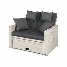 Free delivery and returns on ebay plus items for plus members. Komfortzone Rattan Lounge Sofa Zweisitzer Polyrattan Klapptische