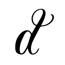 20170216 Letter Library Felt Brush V20 Letter D Lowercase 15 Png Winterbird Capital letters and small letters.