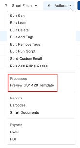 Each label has information about the origin destination and contents of the shipment. Create And Preview A Gs1 128 Template Infoplus Support
