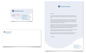 Bank details on bank letterhead or bank stamp. Business Bank Business Card Letterhead Template Word Publisher