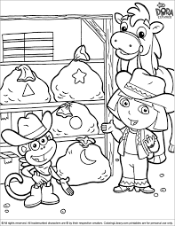 They will be delighted.this coloring book series features and drawing. Dora The Explorer Free Printable Coloring Page Coloring Library