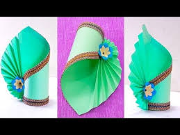 Youtube Paper Flower Vase Easy Paper Crafts Cool Paper Crafts