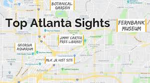 Georgia maps are usually a major source of considerable amounts of information and facts on family history. Top Atlanta Sites Map 2 Travel Dads