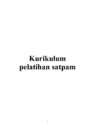 Pdf 1 Materi Diksar Satpam Mitra Praja Nusantara Academia Edu