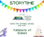 Storytime at the Bolton Free Library