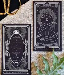 Tarot Card Save The Date Unique Save The Date Save The Date Etsy In 2021 Wedding Saving Unique Save The Dates Save The Date