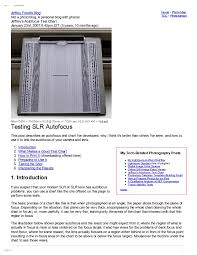 Autofocus Test Chart Pd49553e12l9