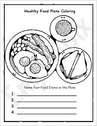Some people even believe that it can cause acne and other skin condi. My Healthy Food Plate Coloring Sheet Englishbix