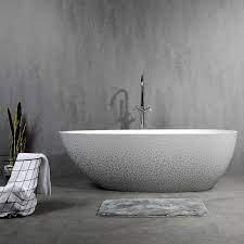 Maybe you would like to learn more about one of these? Freestanding Bathtub Oceania Made Of Solid Surface 170x85cm Rubble Matt Grey
