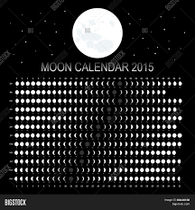 Moon Calendar 2015 Vector Photo Free Trial Bigstock