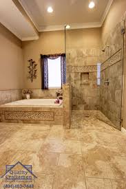 Universal Design Shower With Adjoining Garden Tub Accented By Tiling Workmanship Bathroom Remodel Master Small Bathroom Remodel Small Bathroom Remodel Designs