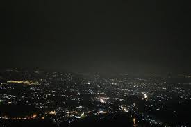 City Light From The Top Puncak West Java Mountain Photography Bogor City Lights