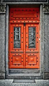 Beautiful Orange Door Hausturen Streichen Orange Tur Coole Turen