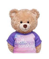 Hello Sunshine T Shirt Build A Bear Custom Teddy Bear Bear Stuffed Animal Plush Stuffed Animals