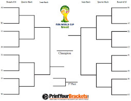 2 of 16 drw #: Fifa World Cup Soccer 2014 Knockout Bracket Hollywood Sun