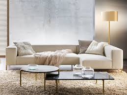 Coffee table for sectional sofa with chaise. Former In Italia Brera Sectional Fabric Sofa With Chaise Longue