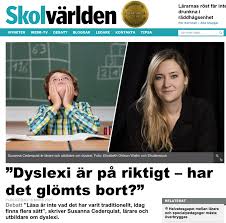 Varje månad ger vi ut ett fullmatat magasin. Dyslexi Ar Pa Riktigt I Skolvalden Susanna Cederquist