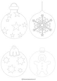 24 Disegni Di Palline Di Natale Da Stampare E Colorare Pianetabambini It Palline Di Natale Natale Idee Per Decorazioni Natalizie
