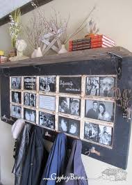 Hallways, landings and corridors can be featureless rooms sometimes, so a. Old Door Photo Frame And Coat Rack Ideal For A Hallway Amazing Diy Interior Home Design