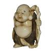Another elongated netsuke with a curved top and bottom. 1
