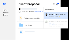 The client and i are not sharing back and forth, all they need to do is download the files in that folder once. Dropbox