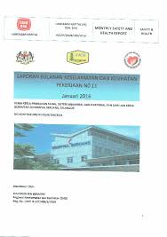 A newly established landasan kapital m sdn bhd requires the services of experienced and strong. Pdf Safety And Health Monthly Report For January 2016 Zulfekhri Berahim Academia Edu