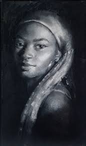 Girl With Hooped Earring by Chris Macauley