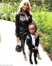 Blac Chyna Before She Was Famous Blac Chyna Shares Rare Photo With Son King Cairo Five Black Outfit Blac Chyna All Black Outfit