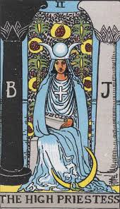 The moon tarot represents delusion and trickery. The High Priestess Love Career Health Advice More