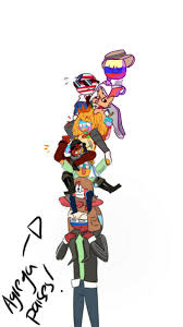 (his name means silver) past versions: Countryhumans 3