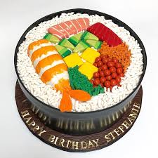 Pin By Delicious Arts On Birthday Cakes Roll Cake Sushi Rolls Realistic Cakes