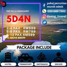 Pakej Percutian Ke Sabah Murah Tour Guide Berpengalaman 10 Tahun