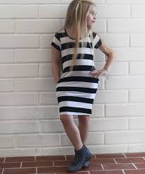 Black And White Strips Frock Black And White Stripes Dress Toddlers And Girls Toddler Girl Dresses Black White Striped Dress Toddler Dress