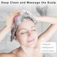 Amazon.com: FREATECH Massager Shampoo Brush with Soft Silicone Bristles for  Scalp Care, Shower Hair Scalp Scrubber Exfoliator for Dandruff Removal and  ...