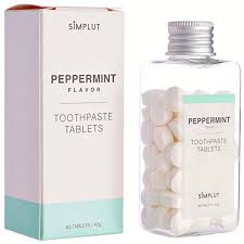 20 drops of peppermint oil. Simplut Toothpaste Tablets 60 Econalu
